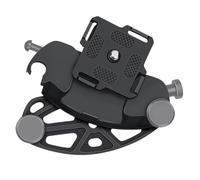 Katnetoly Accessori per Fotocamera Clip Cintura per la Cintura per DSLR Falmo Spalla per Spallata Montaggio Black+Sliver