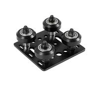 Katnetoly Accessori per Stampanti 3D Piastra A Cavalletto A V con Scanalatura A V Standard in Alluminio Standard Europeo 2020