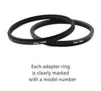 Katnetoly Adattatore di Alta qualità per Filtri Step Up da 18 Pezzi 49mm-82mm Compatibile con Fotocamere Accessori per Fotocamere Filtri 49-52-55-58-62-67-72-77-82mm