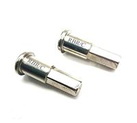Katnetoly Adattatore Esagonale per Ruota in Metallo 2PCS per 1/10 RC Truck Car D12 Accessori per Parti di Aggiornamento