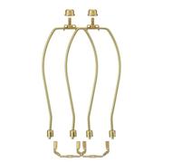 Katnetoly Adattatore per Clip per Lampadina per Arpa per Arpa da 2 Pacchi Include Leveller Finial e Paralume per la Sostituzione