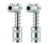 Katnetoly Adattatore per Giunto per Grasso A 90 Gradi, 3 Ganasce, Girevole, Lato Destro, Accessorio per Camion Agricoli e Autocarri (2 Pezzi)