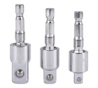 Katnetoly Adattatore per Presa un Impatto da 3 Pezzi Set di Prese Girevoli per Giunto Universale un 360 Gradi, Adattatore per Trapano