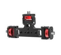 Katnetoly Adattatore Triple Porta del Telefono Tripode Monte Testa di Inclinazione A 180 Gradi Vlogging Strumento di Streaming Live per Fotocamera, Luce, Microfono