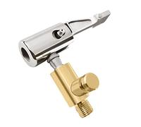 Katnetoly Adattatore 'Ugello Della Pompa 'Aria con Connettore Della Valvola di Gonfiaggio di Sgonfiaggio Clip di Testa nel Metallo per Auto un Conversione Rapida