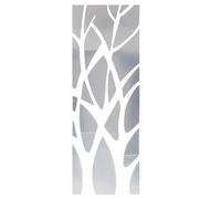 Katnetoly Adesivo Murale Specchio Albero 3D Acrilico Rimovibile Fai da Te Decalcomania di Arte Decorazione della Casa Murale 100X28 Cm