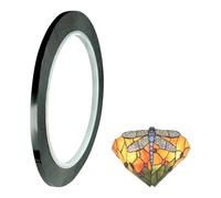 Katnetoly Adesivo per Vetrate Colorate In PET Nero Forniture per Vetrate Colorate al per La Pittura su Vetro Window SurfaceGallery (3 mm 250 Piedi)