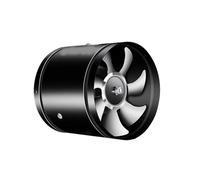 Katnetoly Aerazione del Tubo Metallico 'Aria Ventilatore WC Ventilatore Della Conduttura Nero