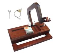 Katnetoly Affettatrice Multiuso In Filo di Noce Scuro e Tagliasapone con Guida Alle Taglie per la Produzione di Sapone, Formaggio e Candele Fai-Da-Te