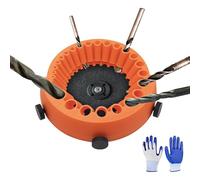 Katnetoly Affilatore per Punte da Trapano da 1/16" A 1/2", Alimentato da Smerigliatrice Angolare da 125 Mm, Punte, Ecc.