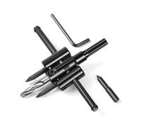 Katnetoly Aircraft Tipo Circle APPAPENTO DELLA SUGGERIMENTO 30-120 mm per Fori per Fori per Trapano In Legno Fai da Te 1 Set