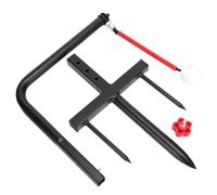 Katnetoly Aiuto per L'Allenamento dello Swing da Golf Aiuto per L'Allenamento dello Swing e dei Colpi di Golf - Accessori per Il Golf Pure Path Golf Swing Trainer Durevole Facile da Installare Nero