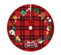 Katnetoly Albero di Natale Gonna Tappeto Tappetino Coperta per Esterni Tappetino Natalizio Coprivaso Festa Un Casa Decorazione di Capodanno, H