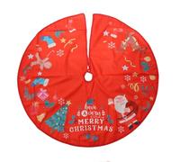 Katnetoly Albero di Natale Gonna Tappeto Tappetino Coperta per Esterni Tappetino Natalizio Coprivaso Festa Un Casa Decorazione di Capodanno, G