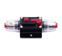 Katnetoly Alimentatore con Fusibile per Seggiolino di Sicurezza per Auto DC 80A per Scatola Fusibili con Interruttore Automatico per Tubo Fusibili