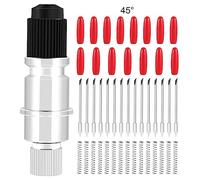 Katnetoly Alta durezza per Graphtec CB09 Silhouette Cameo Holder + 15pz Lame Vinyl Cutter Plotter 45 gradi