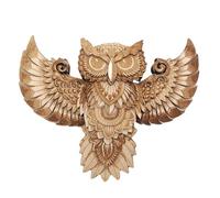 Katnetoly Appendiabiti da Parete con Animali in Legno con Gufo in Legno, Decorazioni per la Casa, Decorazione da Parete in Legno, Decorazione da Parete con Gufo