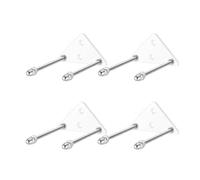 Katnetoly Appendiabiti per Skateboard da 4 Pezzi, Supporto per Espositore per Rack per Supporto A Parete per Skateboard per Espositore da Ponte per Skateboard