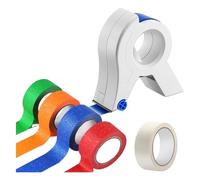 Katnetoly Applicatore di Nastro Adesivo per A Mascheramento - Taglierina Portatile per Dispenser di Nastro Adesivo per A Mascheramento - Sigilla Saldamente il Nastro Adesivo su Su
