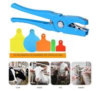 Katnetoly Applicatore Marchi Auricolari per Bovini Pinza per Marchi Auricolari Mucca Tagger Auricolare per Bovini Perforatore Universale Tagger per Marchi Auricolari Bestiame per Suini Ovini