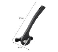 Katnetoly Apriscatole Dal Taglio Sicuro, Impugnatura Nera con Impugnatura Morbida, Durevole e Facile da Usare.