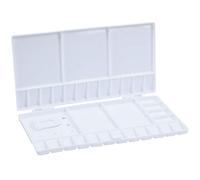 Katnetoly Art Paint Tray Artist Oil Palette di plastica bianca 33 griglie di dimensioni