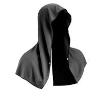 Katnetoly Asciugamano con Cappuccio Rinfrescante Nero Multiuso per Collo e Viso, Perfetto per Sauna, Yoga e All'Aperto