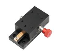 Katnetoly Asse X con Scanalatura A Coda di Piattaforma di Regolazione Fine Piattaforma con Cambio Manuale Guidato Manopola di Trasmissione A Ingranaggi Slitta di Regolazione