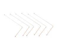 Katnetoly Bacchetta da Rabdomante In Rame Bacchetta di Rame Flessibile Bacchette da Rabdomanzia per Rilevare, Acqua Divinatoria 3 Paia