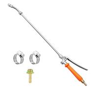 Katnetoly Bacchetta per Spruzzatore In Acciaio Inossidabile, per Spruzzatore con Ardiglione In 1/4 Pollice e 3/8 Pollice, Bacchetta per Spruzzatore 29 Pollice+Valvola Intercettazione