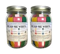 Katnetoly Barattolo con 2 Versetti della Bibbia per e Sentimenti, Versetti della Bibbia in Barattolo, Barattolo delle Scritture, Incoraggiamento di, Richiesta di Preghiera Facile Installazione