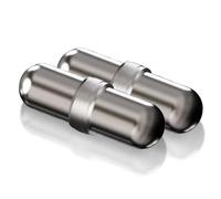 Katnetoly Barra di Agitazione Magnetica In Acciaio Inossidabile Adatto Alla Tazza Auto -Agitazione 2 Pcs