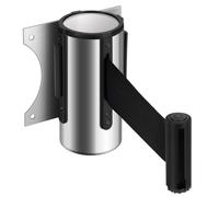 Katnetoly Barriera A Cintura Retrattile per il Controllo Della Folla - Cintura A Barriera di Sicurezza Montata A Parete da 10 Piedi, Divisori di Coda con Cintura In Nylon Facile da Usare