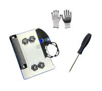 Katnetoly Base per Smerigliatrice Angolare per Taglio Smusso A 45° Piastrelle,Stand per Smerigliatrice Angolare,Utensile Taglio per Piastrelle con Angolo 45°,Smussatura Piastrelle Ceramica