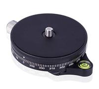 Katnetoly Base per Telecamera Panoramica con Piastra nel Stile Svizzero Arca,Testa del Treppiede Un Sfera Panoramica nel Alluminio 0,95 Cm con Un,capacità di Carico 22 Libbre