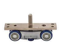 Katnetoly Bifold Hardware per Porte Porta Scorrevole nel Legno Puleggia per Mobili Ruota Porta del Granaio Rullo Porta un Muro Porta Pieghevole Rullo