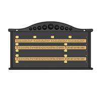 Katnetoly Biliardo Tabellone Segnapunti Snooker Registratore di Punti Biliardo Club Gioco Scheda di Registrazione Numero di Calcolo Accessori da Biliardo