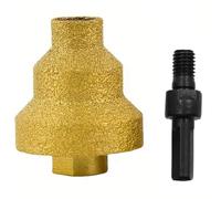 Katnetoly Bit di Trapano A Pisolino di Brasatura A Brasatura Diamantato con Adattatore M10-20 Mm, 35 Mm, Dimensioni da 50 mm per Muratura, Perforazione In Marmo, Taglio