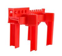 Katnetoly Bloccaggio Della Valvola un Sfera, Dispositivo di Bloccaggio Della Valvola un Sfera Regolabile, Piccolo, per Diametro Esterno del Tubo da 1/2 Pollici-2-1/2 Pollici, Rosso