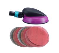 Katnetoly Blocco di Levigatura Rotondo Vuoto Piastra di Levigatura Della Polvere Polvere di Lucidatura Strumento di Macinazione Portatile