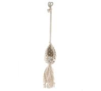 Katnetoly Boho Macrame Air Plant Hanger Tillandsia Hanging Basket Rope Holder Flower Home Decor (10CM)