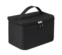 Katnetoly Borsa da Toilette da Viaggio da Uomo per Uso Domestico Borsa da Viaggio Impermeabile in Tessuto Oxford Borsa per Cosmetici da Facile da Usare Nera