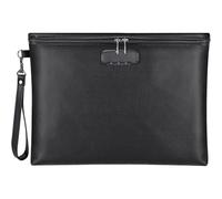 Katnetoly Borsa per Documenti A Prova di con Serratura, Chiusura Della Cerniera, per Tastiera di Stoccaggio Delle Dimensioni Delle Lettere A4 per Contanti, Telefono Cellulare, Tablet