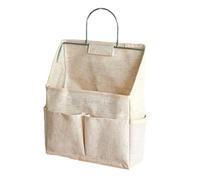 Katnetoly Borsa Portaoggetti da Appendere alla Parete del Dormitorio, Porta ', Scrivania, Borsa in Tessuto, Organizzazione di CD e Riviste, Cotone e