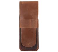 Katnetoly Borsa Portapenne nel Pelle Fatta un Mano Portapenne nel Pelle Bovina Portapenne Accessori Vintage Retrò per Diario di Viaggio A