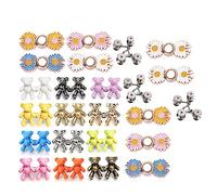 Katnetoly Bottoni Regolabili per Jeans Set di Bottoni in Lega con Orso per Gonna di Jeans in Lega