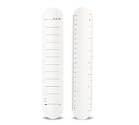 Katnetoly Braccialetti Indossabili per Bloc-Notes da Infermiere, Confezione da 2 Braccialetti In Silicone con Promemoria per Scrivere su Promemoria, Bianca