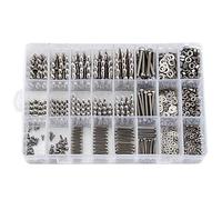 Katnetoly Bulloni e un Bussola Esagonali M2 / M3 / Da 1080 Pezzi Set di Fissaggio Hardware un Testa Cilindrica con Esagono Incassato Rondella Piatta con Kit di un 3 Pezzi