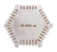 Katnetoly Calibro di Spessore un Diaframma Bagnato nel Acciaio Inossidabile per Strumenti un Pettine un Film Bagnato Esagonale di Alta Precisione