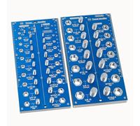 Katnetoly Calibro per Bulloni e Diametro Grosso e Fine Standard e Metrico, Lunghezza e Passo Della Filettatura (Blu) Installazione Semplice